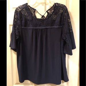 Cute Floral Lace Blouse